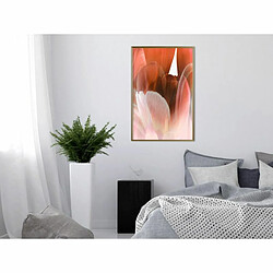 Paris Prix Affiche Murale Encadrée Tulip Petals 40 x 60 cm Or