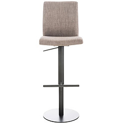 Non Tabouret de bar Cadiz tissu noir