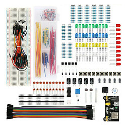 Acheter Kit de Démarrage de Base avec Planche à Pain, Bloc D'alimentation, Câbles Volants, Résistances, LED