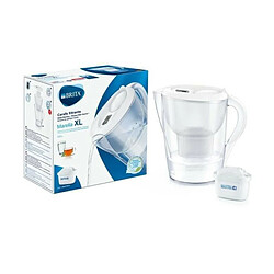 Carafe filtrante Marella XL blanche BRITA - 1 filtre MAXTRA+ inclus pas cher