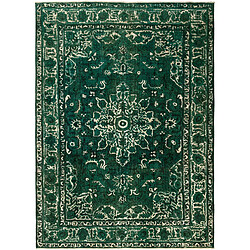 Vidal Tapis de laine 290x205 vert Vintage Royal