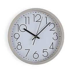 Horloge Murale Versa Beige Bois 4,2 x 30 x 30 cm