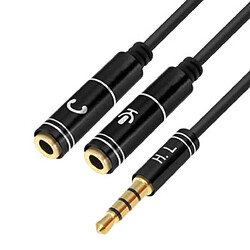 Acheter Avizar Adaptateur Audio Jack 3.5mm vers Micro et Casque Compact 30cm Noir