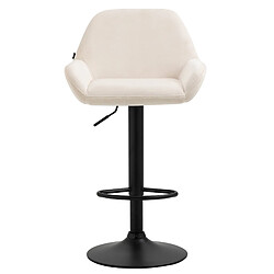 Non Tabouret de bar Braga velours noir