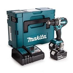 Avis MAKITA Perceuse visseuse a percussion DHP482RTJ - 2 batteries 18 V 5 Ah Li-ion - Coffret Makpac