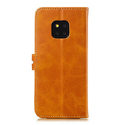 Avis Wewoo Coque Fashion Etui de protection en cuir pour Huawei Mate 20 Pro Jaune