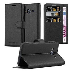 Cadorabo Coque Samsung Galaxy J3 2016 Etui en Noir