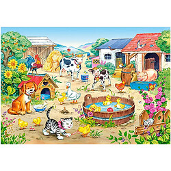 Castorland Puzzle 60 pièces : Les animaux de la ferme