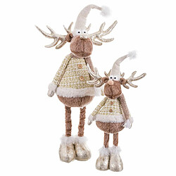 Avis BigBuy Home Figurine Naturel Cerf 25 X 16 X 81 CM