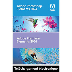 Adobe Systems Adobe Photoshop Elements & Premiere Elements 2024 - Licence perpétuelle - 2 PC - A télécharger