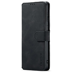 Etui en PU DG.MING style rétro, fermeture magnétique, antichoc avec support noir pour votre Samsung Galaxy A33 5G