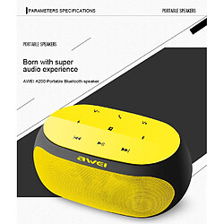 Acheter Universal Haut-parleur BluetoothHaut-parleur portableHaut-parleur portableHaut-parleur extérieur sans filSon stéréo Carte FM TF Subwoofer | Subwoofer (noir et jaune)