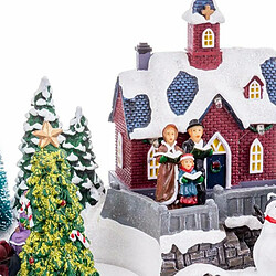 BigBuy Christmas Décorations de Noël Multicouleur Polyrésine 20,5 x 15 x 16,3 cm