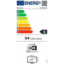 TV intelligente Panasonic TX43MX940E 4K Ultra HD 43" LED AMD FreeSync