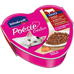 Aliments pour chat Vitakraft POESIE CREATION SOS Viande de bœuf 85 g