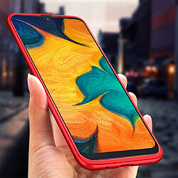 Wewoo Coque Rigide Étui pour PC à couverture intégrale à trois étages Galaxy A20 / A30 rouge