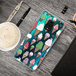 Coque en TPU impression de motif imd clair crème glacée pour votre Xiaomi Redmi Note 9 Pro Max/Note 9 Pro/Note 9S