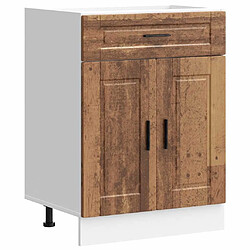 vidaXL Armoire de cuisine Porto vieux bois bois d'ingénierie