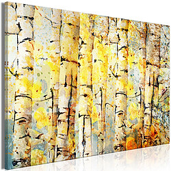 Decoshop26 Tableau toile de décoration murale impression premium en 1 partie sur châssis en bois motif Couleurs estivales de la forêt 120x80cm 11_0017682