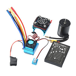 Acheter 3100KV Brushless Motor Upgrade Brushless Combo Set Pour 1/16 1/10 RC Car 120A