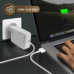 Avis Linq Chargeur MacBook Pro Retina 13'' MagSafe 2 60W - Blanc