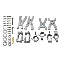 Bras De Suspension En Alliage D'aluminium Et Moyeu Avant/arrière Kit De Siège C Pour Voiture WLtoys RC Gris