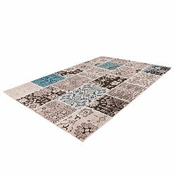 Acheter Paris Prix Tapis Patchwork à Poils Courts Ariya Taupe 200 x 290 cm