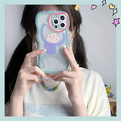 GUPBOO Étui pour iPhone11ProMax Haltérophilie Love Boy Cartoon Phone Case Silicone