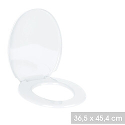 Acheter Lot de 2 ABATTANT WC LE PLASTIK SIEGE DE TOILETTE CUVETTE WC LUNETTE DE TOILETTE BLANC 36.5X45.4CM+Urban Living