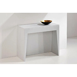 Inside 75 Table console extensible COSMIC blanc mat