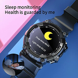 Lokmat Attack3 Sport Montre Intelligente Bluetooth Appels Lecteur De Musique Moniteur De Fréquence Cardiaque Écran Tactile Blanc pas cher