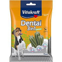 Snack pour chiens Vitakraft Dental Fresh 3in1 S 120 g