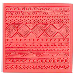 Graines Creatives Tapis de texture pour pâte polymère - Ethnique