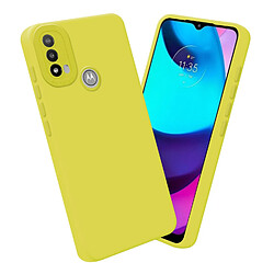 Avis Cadorabo Coque Motorola MOTO E20 Etui en Jaune