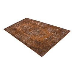 Vidal Tapis de laine 203x112 brun Ultra Vintage