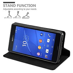 Cadorabo Coque Sony Xperia Z3 COMPACT Etui en Noir pas cher