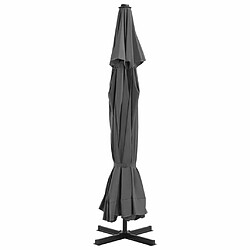 Avis Maison Chic Parasol Jardin | Parasol avec base portable Anthracite - GKD49472