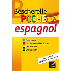 Espagnol, poche : grammaire, dictionnaire de difficultés, vocabulaire, conjugaison - Occasion