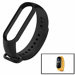 PHONECARE Kit Bracelet Silicone Souple + Film Hydrogel pour Xiaomi Mi Band 6 / Mi Smart Band 5 - Noir