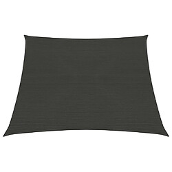 ComfortXL Voile D'ombrage 160 G/m² Anthracite 3/4x3 M Pehd