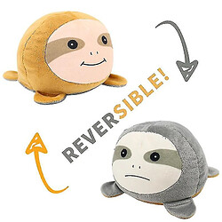 Universal Poupée mignonne réversible retourner le jouet en peluche un jouet en peluche avec des expressions double face et une relaxation