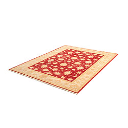 Avis Vidal Tapis de laine 193x153 rouge Kaizar