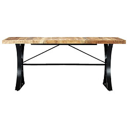 Maison Chic Table à manger | Table de salle à manger 180x90x76 cm Bois de manguier massif -GKD11592