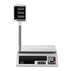 Helloshop26 Balance de contrôle 30 kg / 1 g 34 x 23 cm 2 LCD 14_0000600