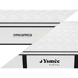 Avis Vente-Unique Matelas 140 x 190 cm anti-feu ressorts ensachés et surmatelas intégré ép.28cm - DELICE de YSMÉE HÔTEL