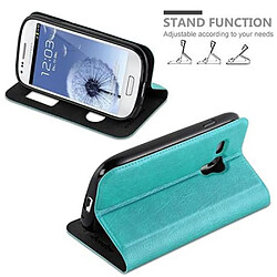 Cadorabo Coque Samsung Galaxy S3 MINI Etui en Turquoise pas cher