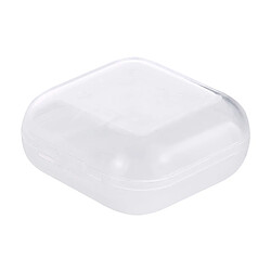 Wewoo Boîte d'emballage pour écouteurs en silicone de type Apple AirPods, taille: 38 x 35 x 16 mm (Transparent)