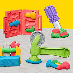 Playdoh Play-Doh, coffret Mon petit bricoleur avec pâte a modeler pas cher