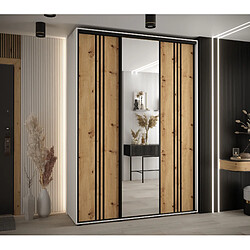 Abiks Meble Armoire DAVOS 7 À Portes Coulissantes 235,2/170/60 3 Portes