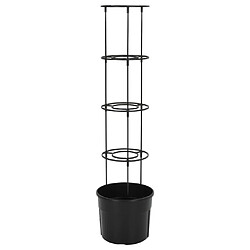 Acheter Maison Chic Jardinière,Bac à fleurs - pot de fleur à tomate Anthracite Ø29,5x115 cm Polypropylène -GKD89254